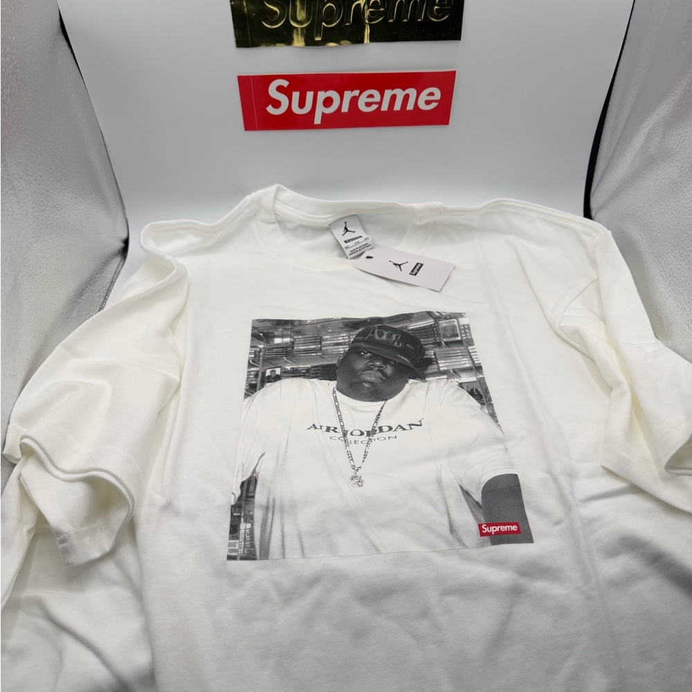 Brand New Supreme x Air Jordan Biggie Tee